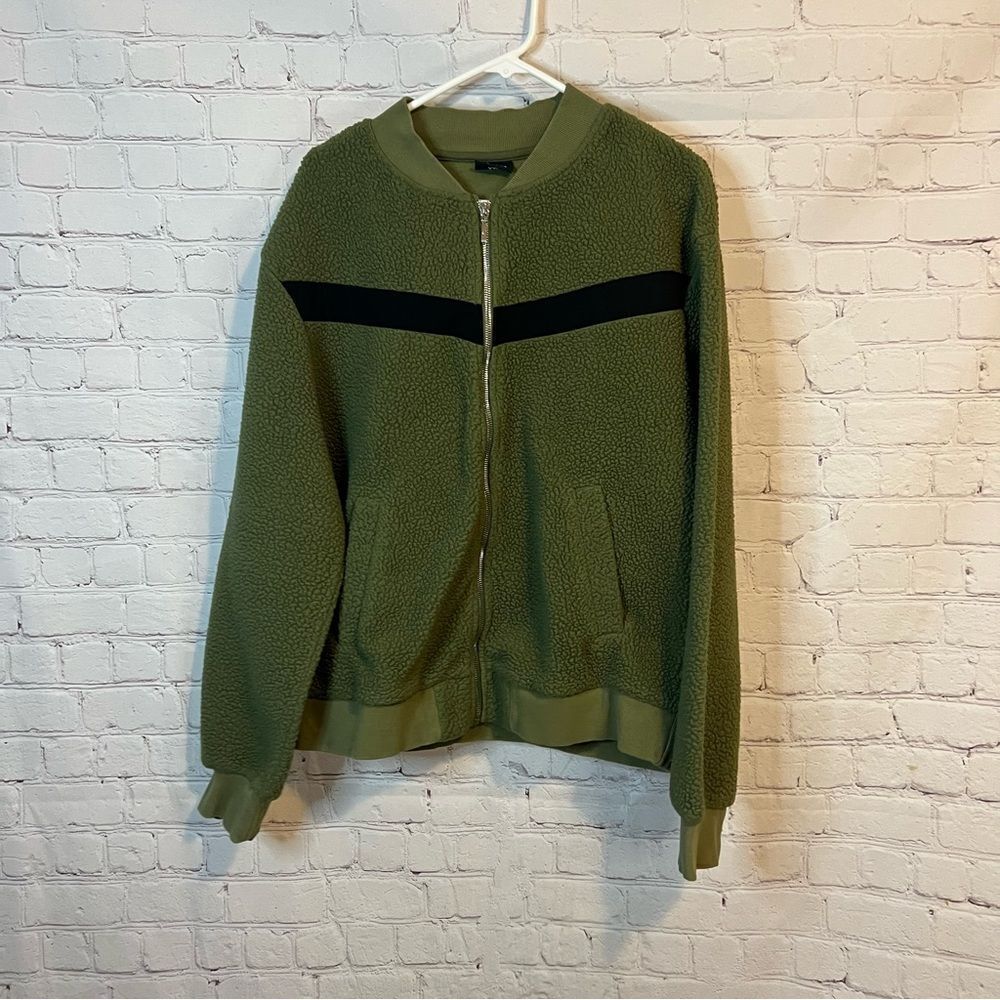 Zyia Active Flying V Sherpa Bomber Jacket sizeXXL